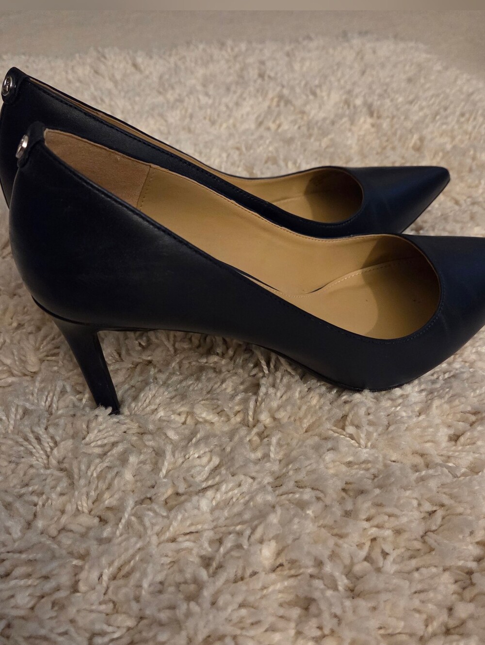 Classic Navy Pointed-Toe Michale Kors Women's Pumps 8.5